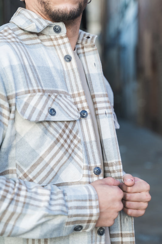 Camicione quadri in flanella J&J