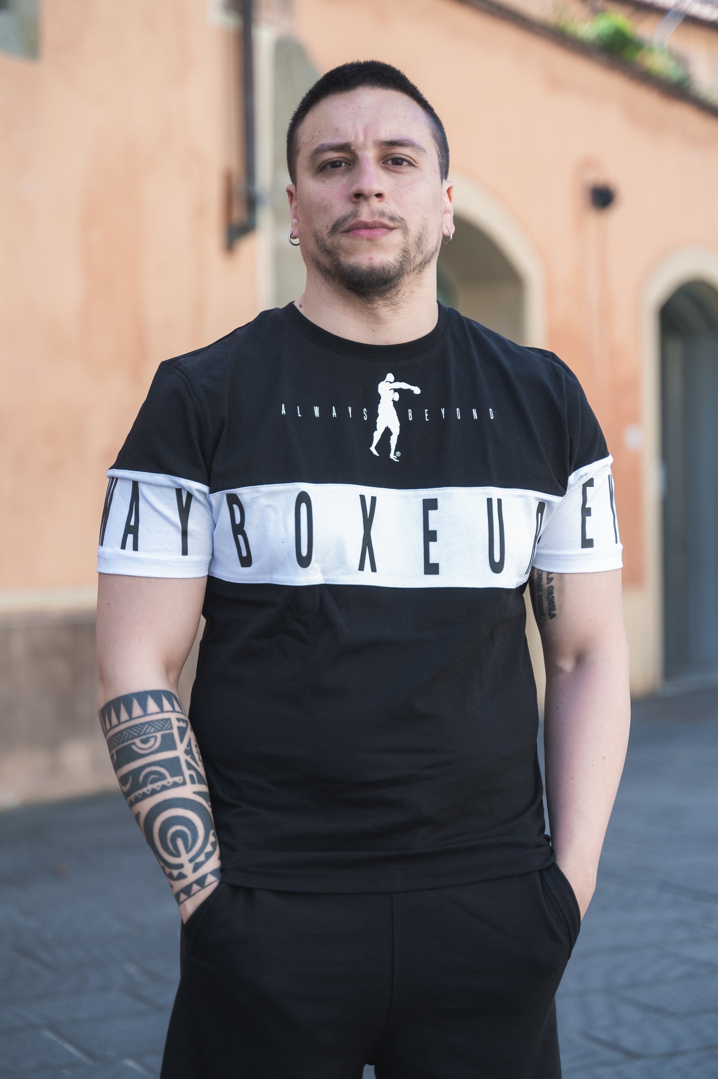 T-shirt bicolore BOXEUR DES RUES
