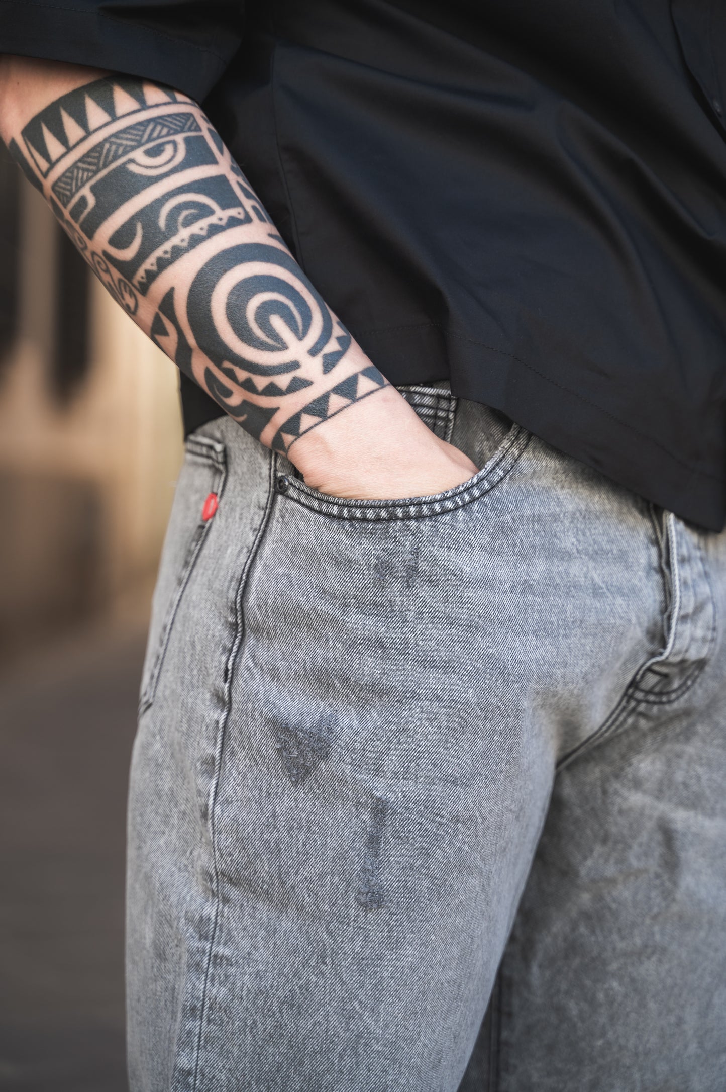 Jeans Grigio OVER/D