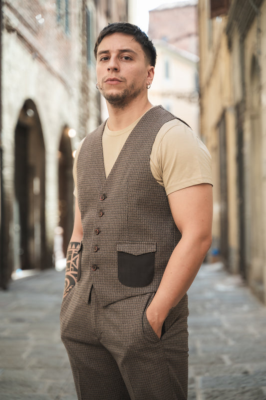 Gilet tasca a toppa OVER/D
