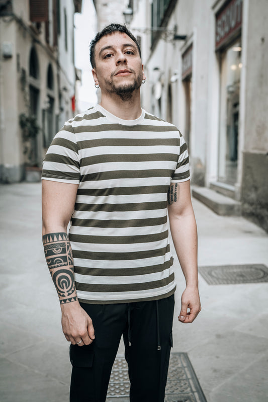T-Shirt Righe OVER/D