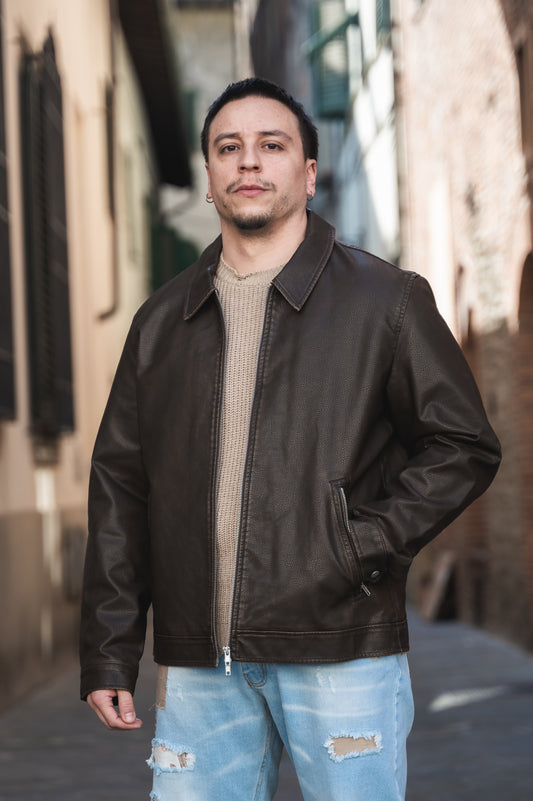 Giubbotto in ecopelle JACK&JONES