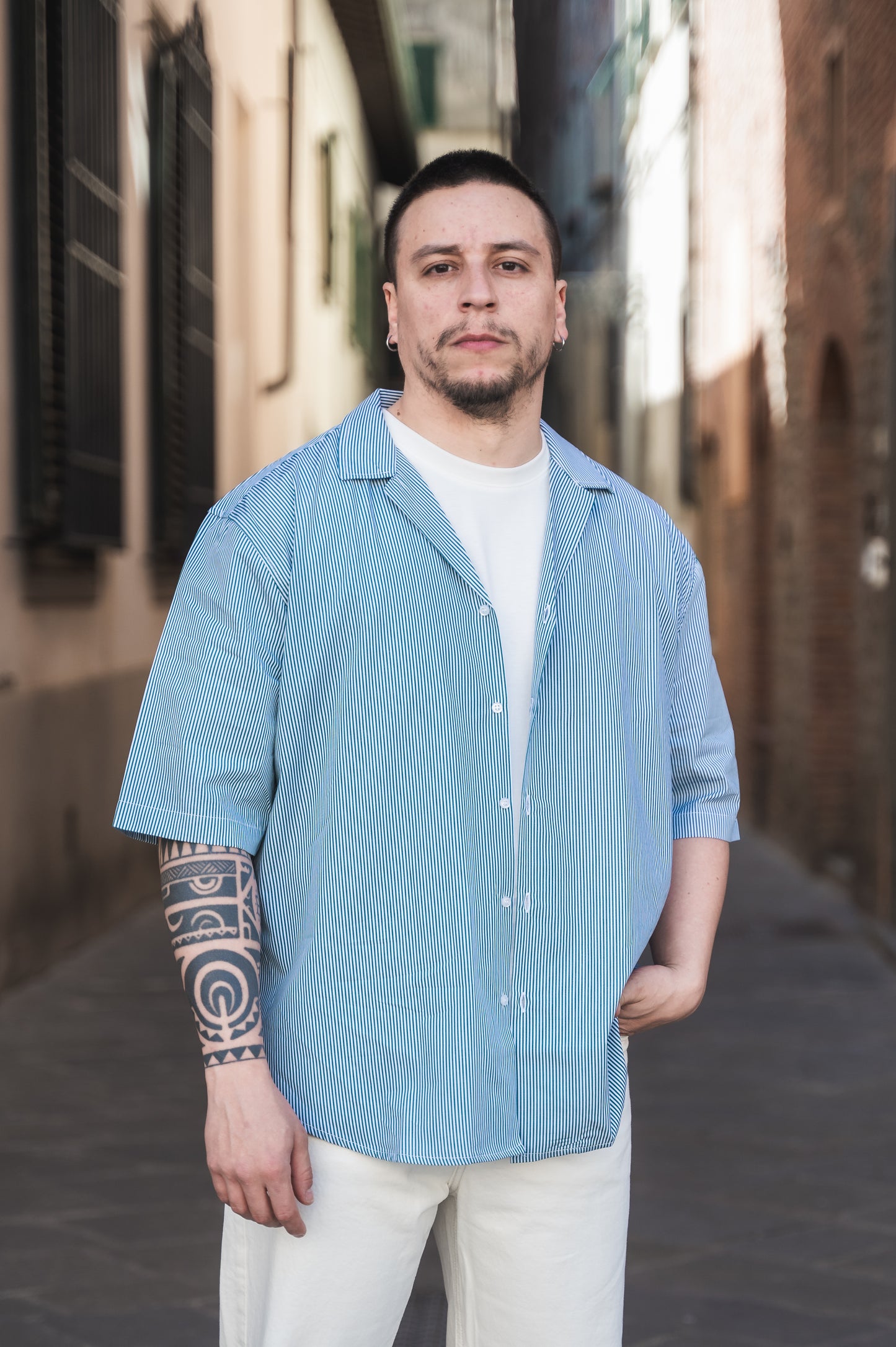 Camicia Mezza Manica OVER/D