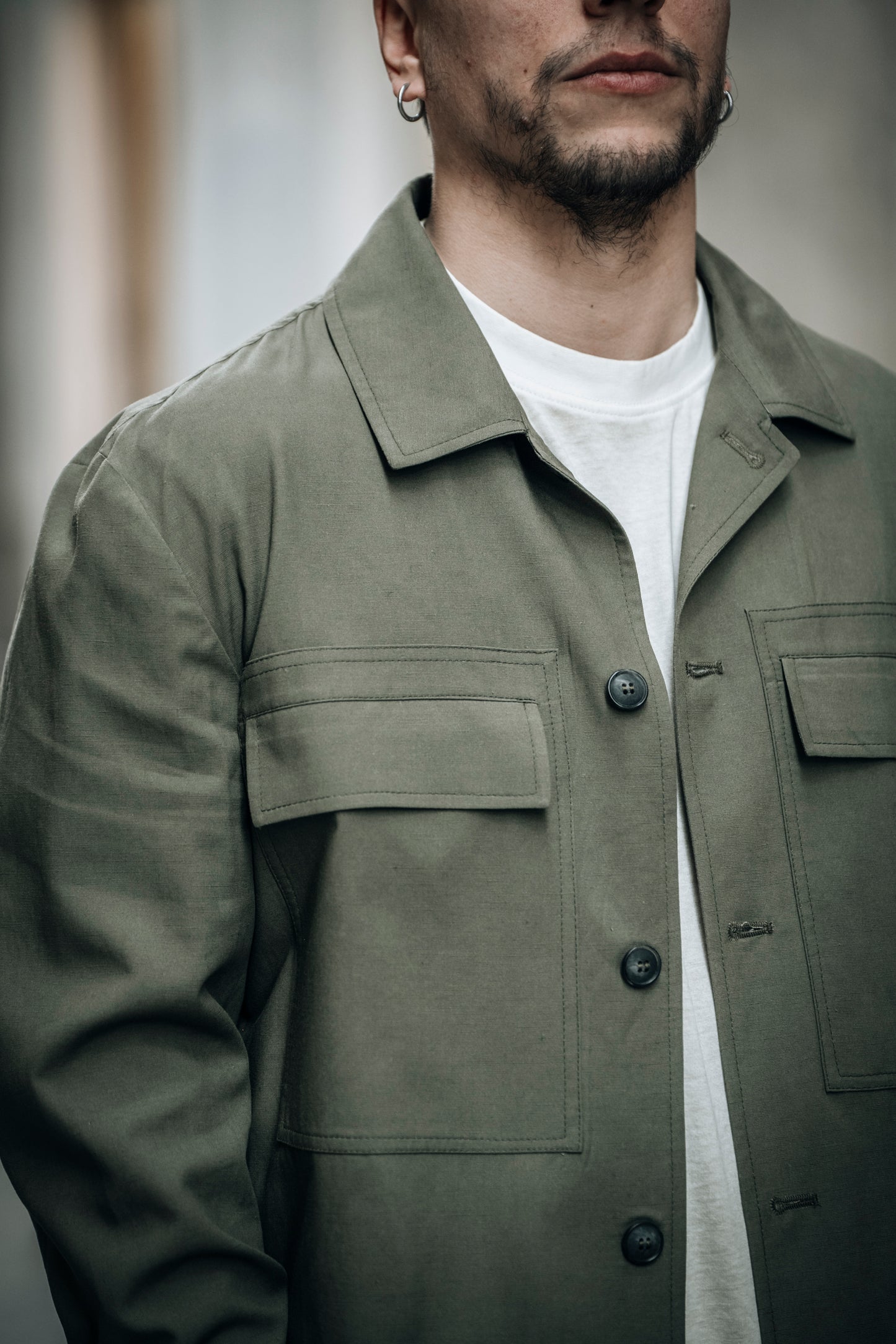 Giubbino Collo Camicia OVER/D