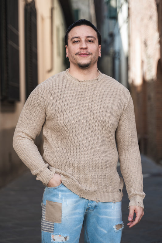 Maglia girocollo costa inglese BL11