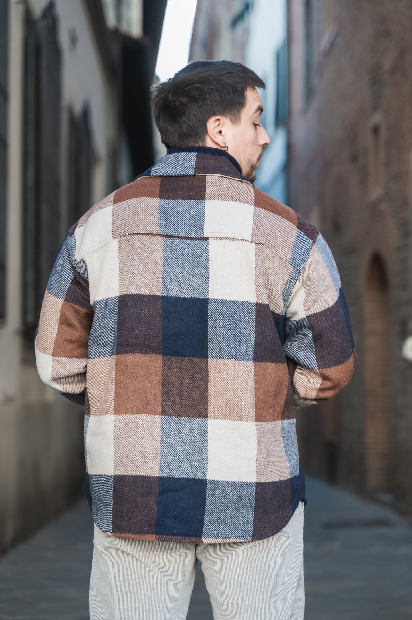 Camicione a quadri in flanella J&J