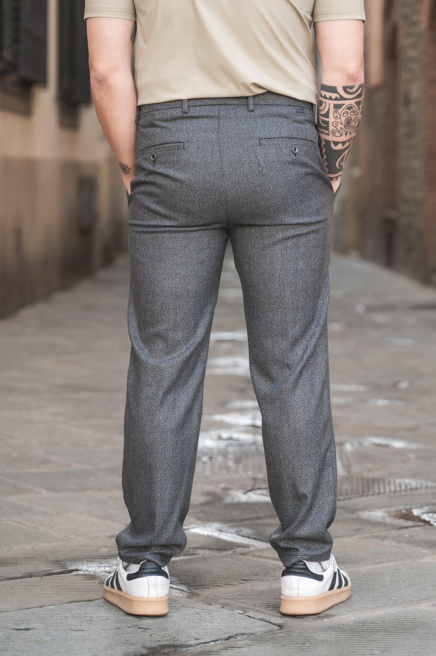 Pantalone Spigato OVER/D