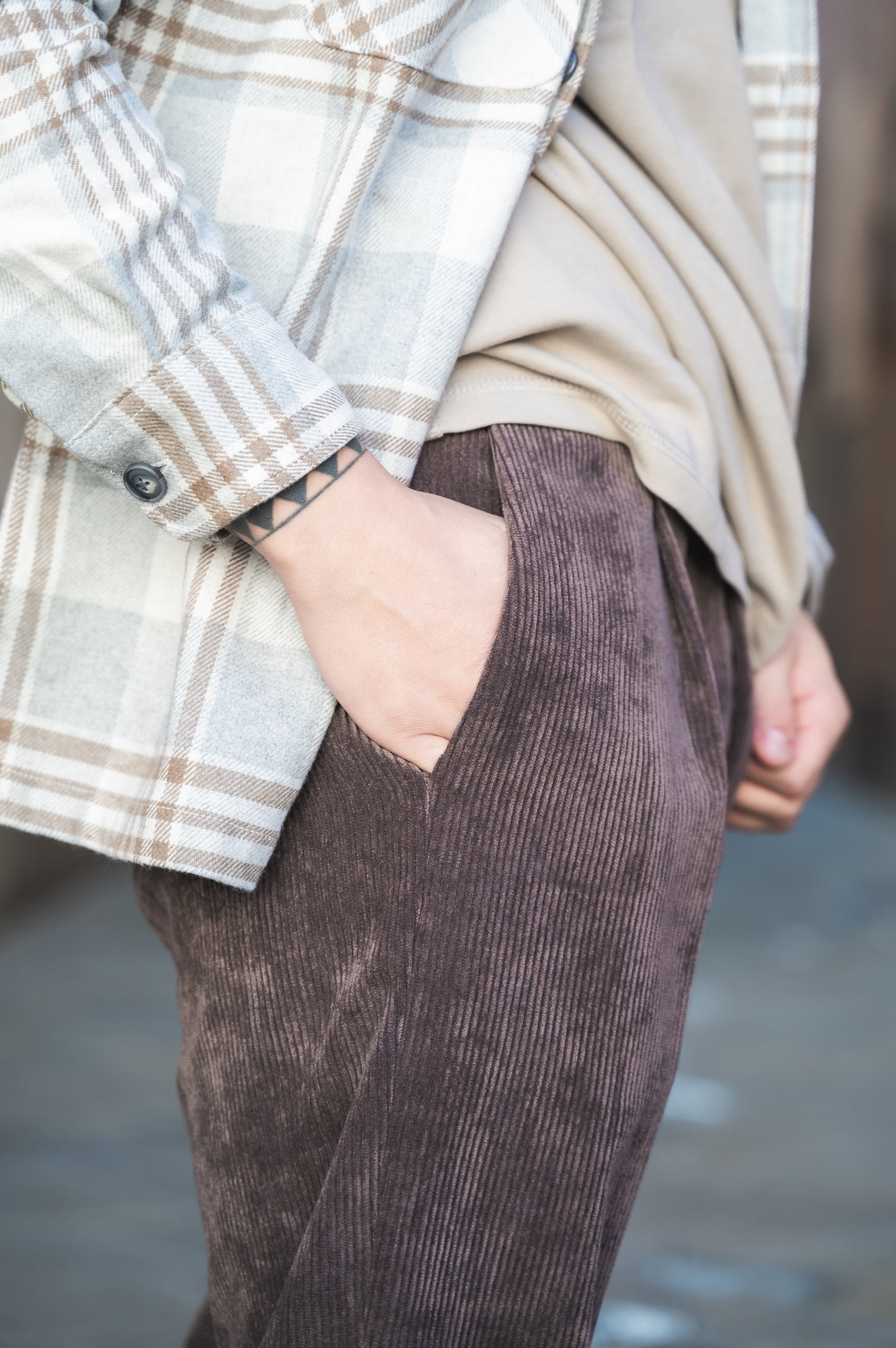 Pantalone in velluto Pencies OVER/D
