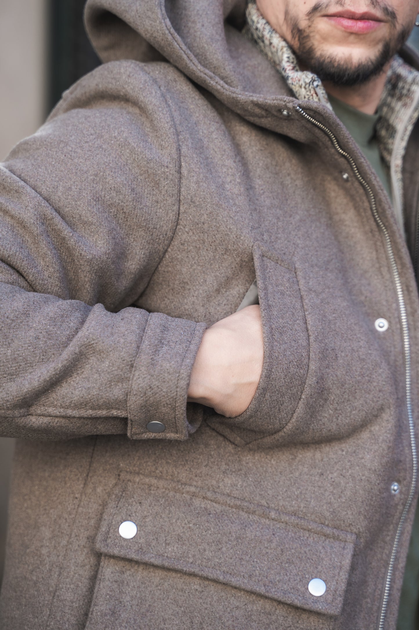 Giubbotto in panno J&J