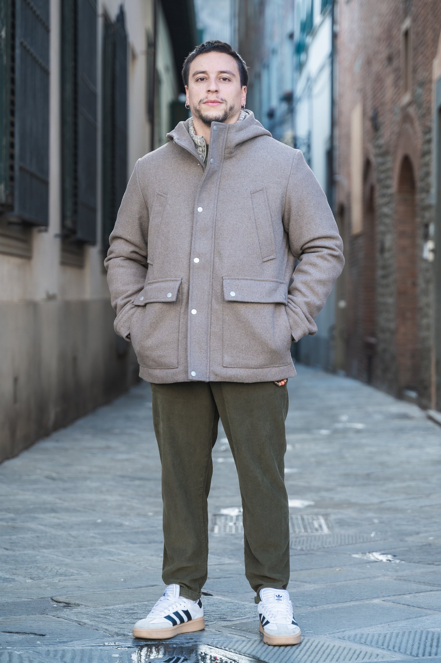 Giubbotto in panno J&J