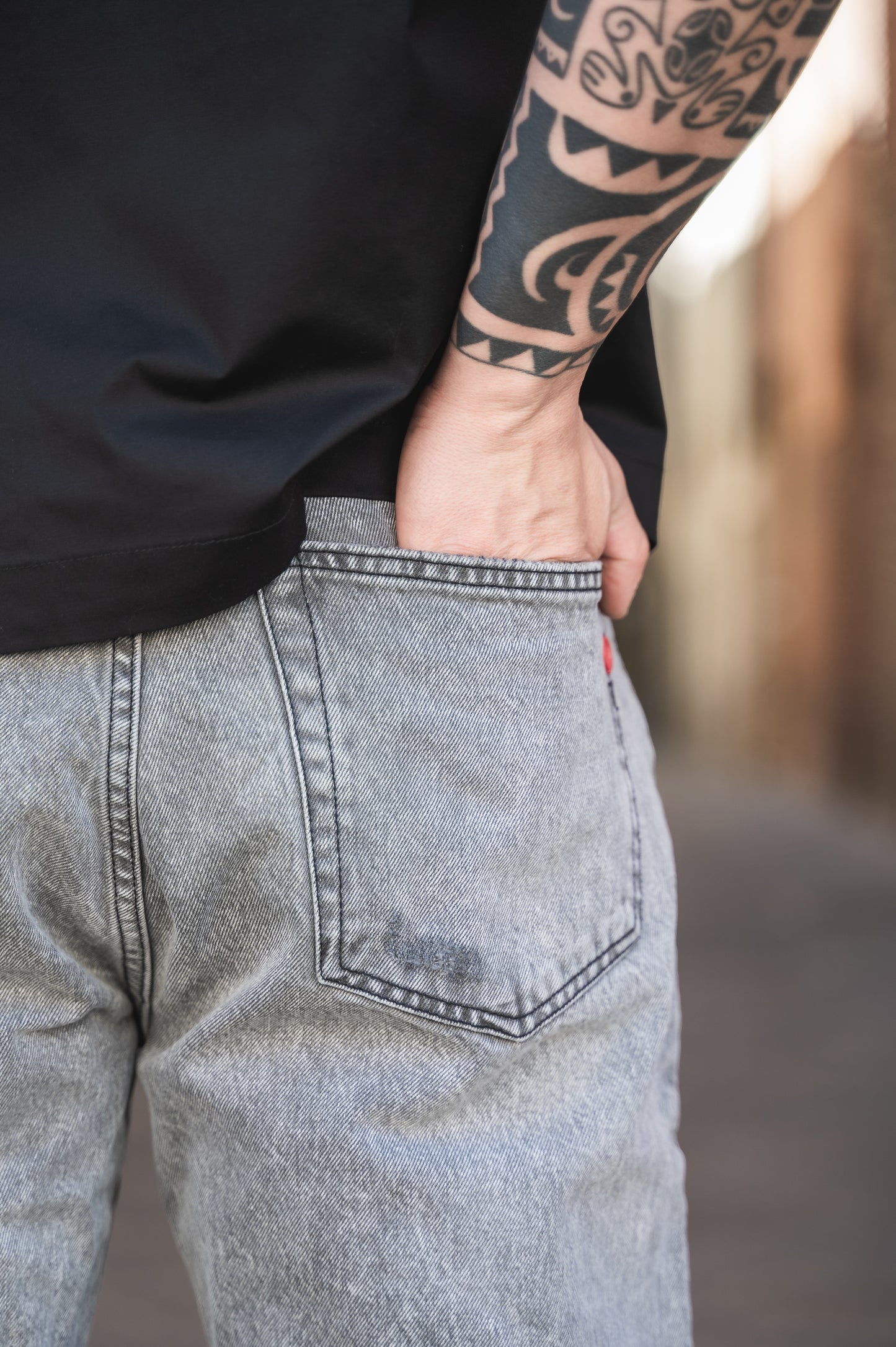 Jeans Grigio OVER/D