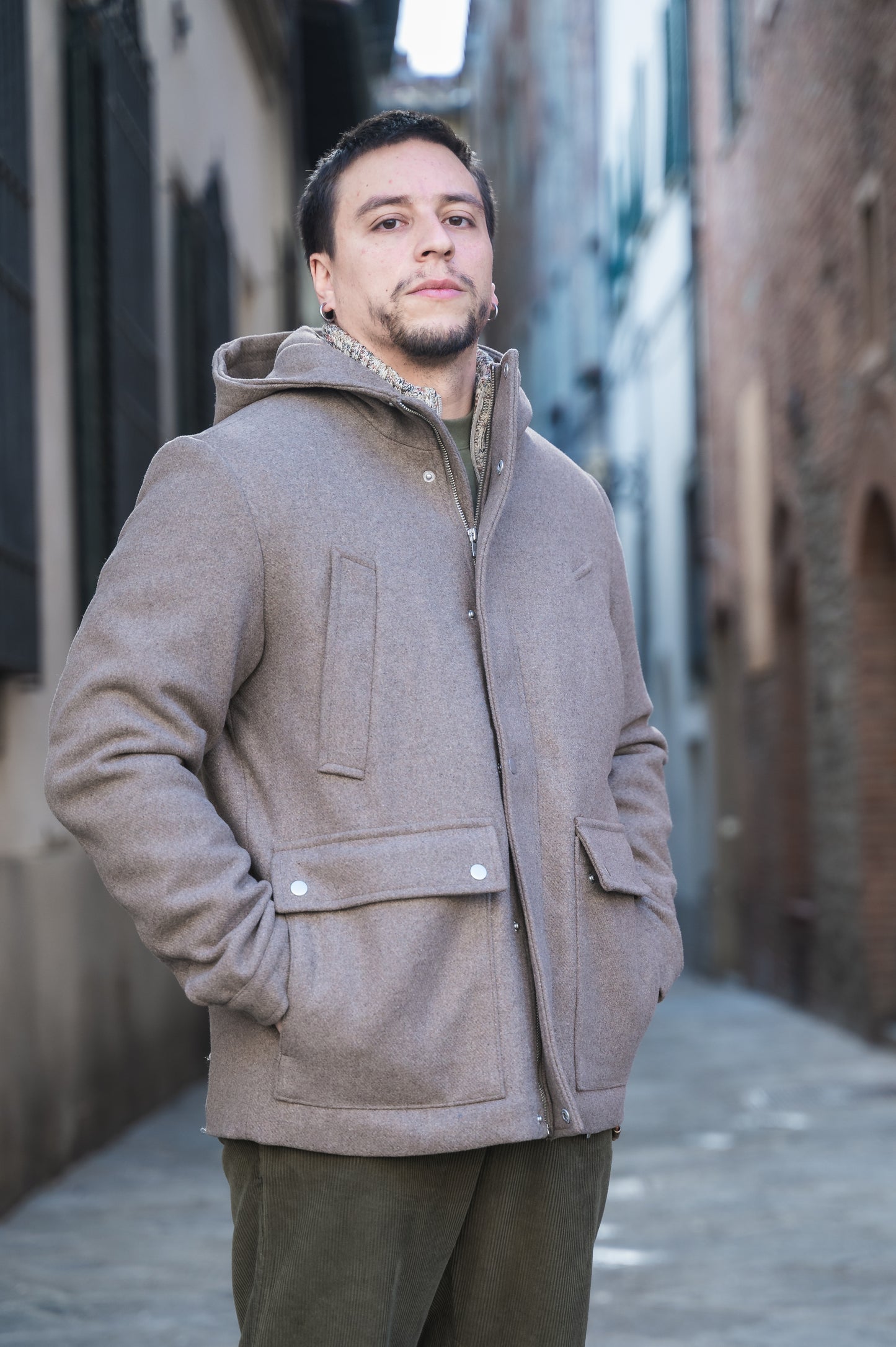 Giubbotto in panno J&J