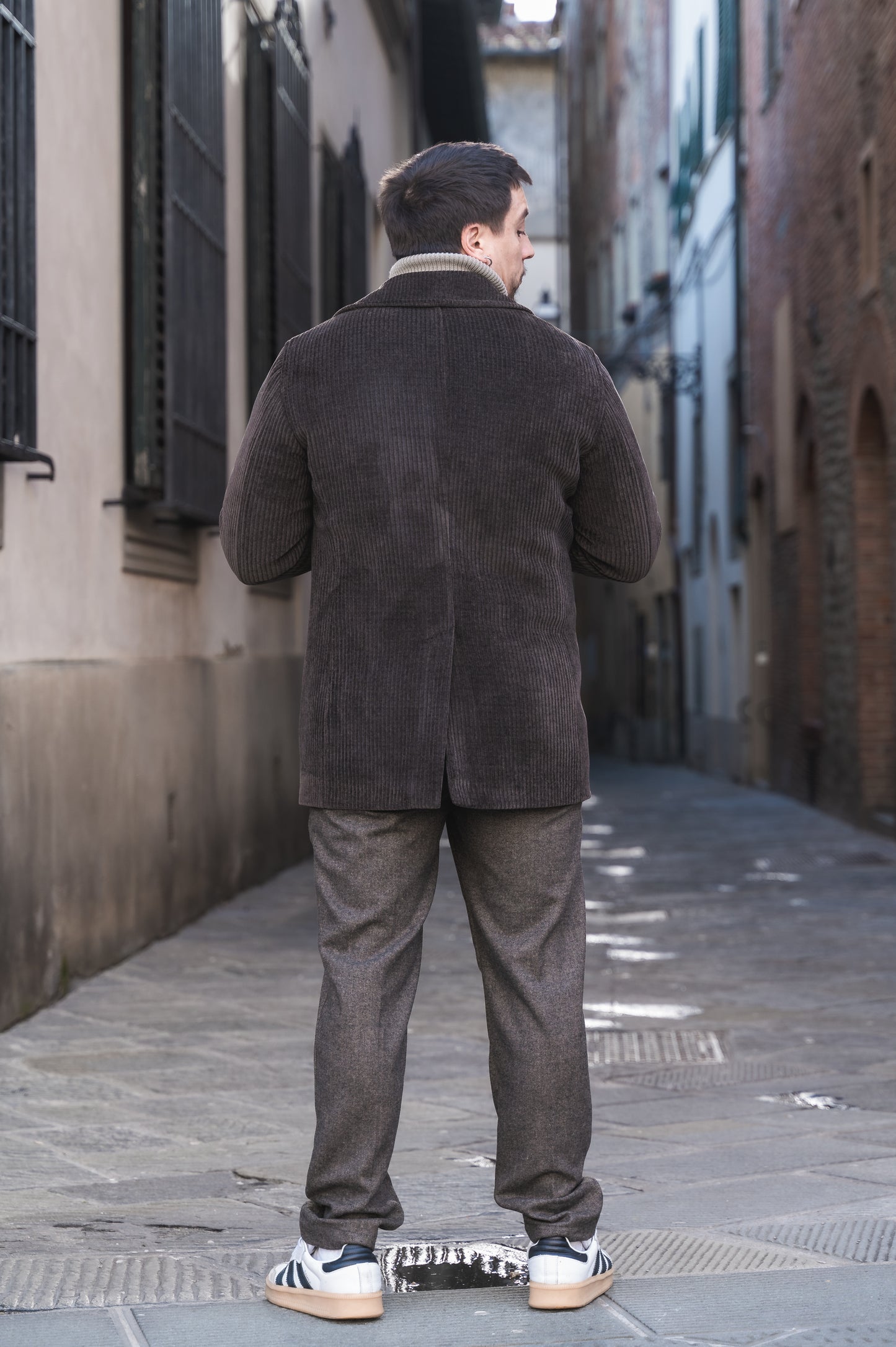 Giaccone Doppiopetto in velluto EFFEBI