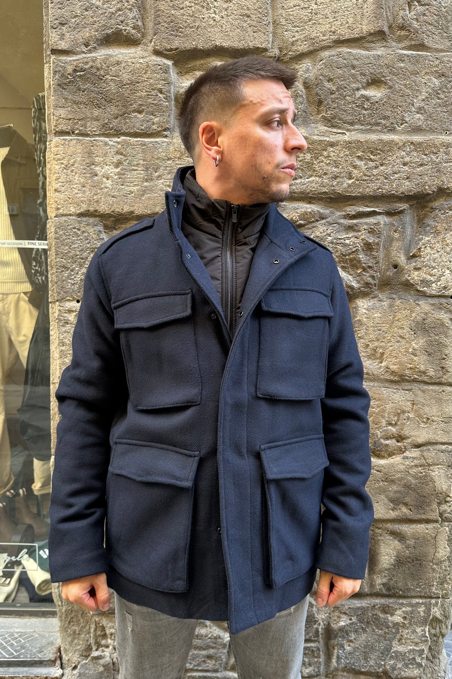 Field Jacket in panno