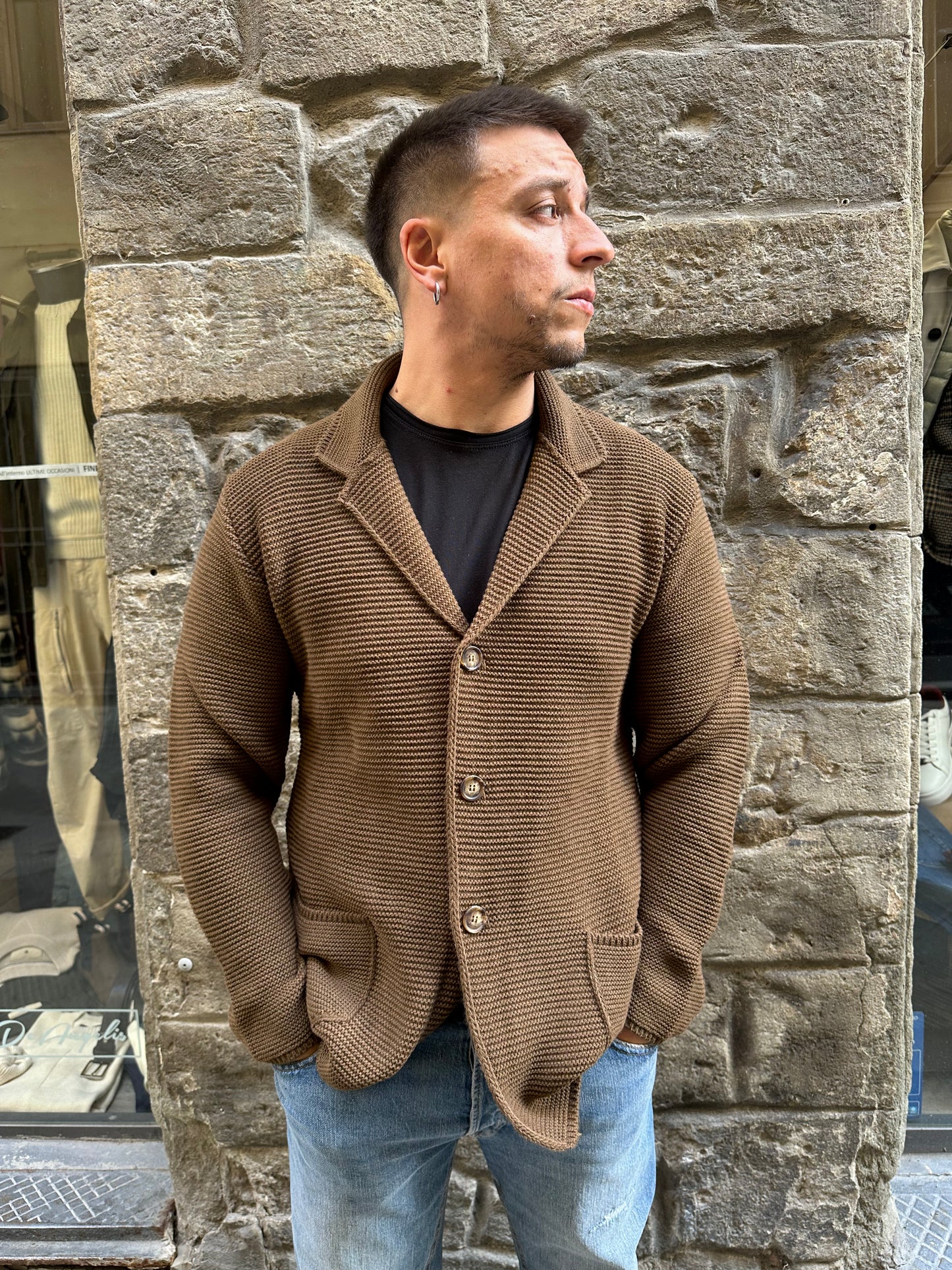 Cardigan Giacca 3 Bottoni