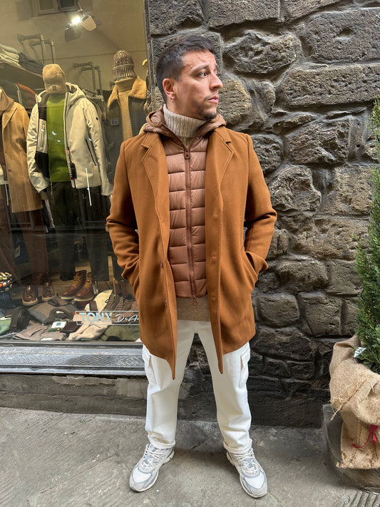 Cappotto con Gilet Removibile