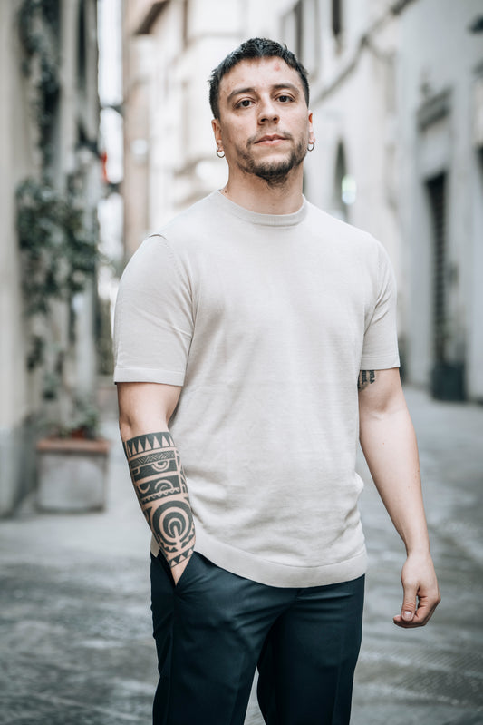 T-Shirt in filo OVER/D