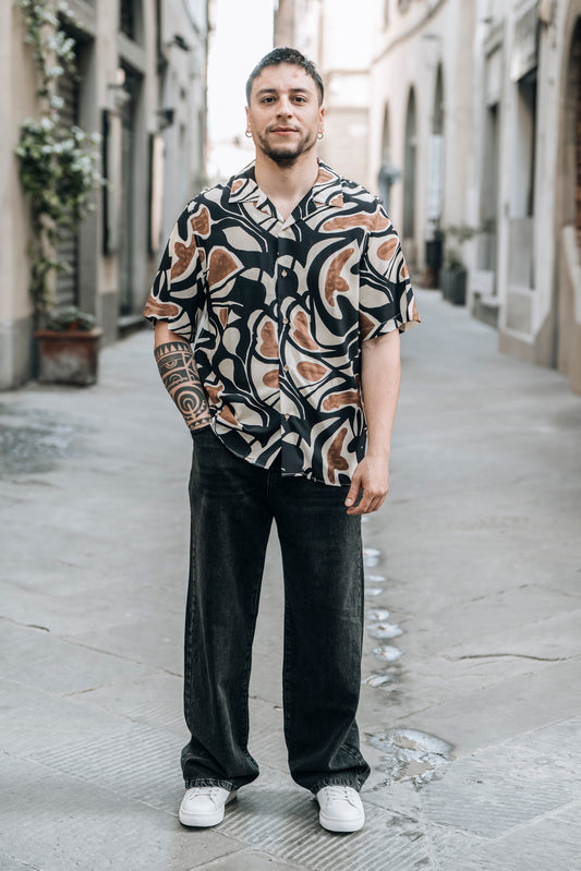 Camicia mezza manica fantasia IMPERIAL