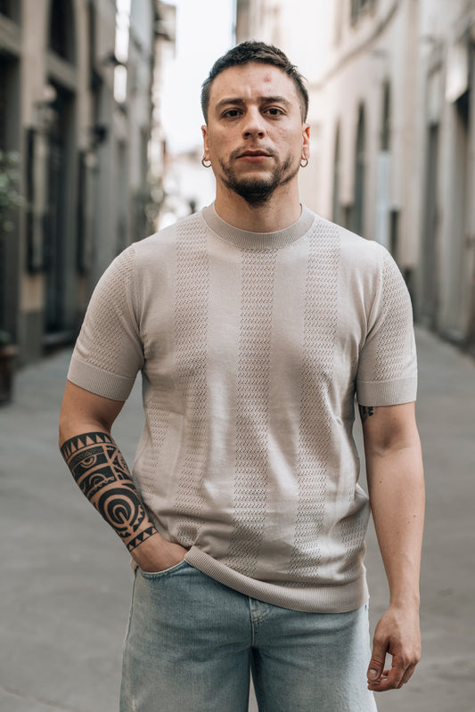 T-Shirt traforata OVER/D