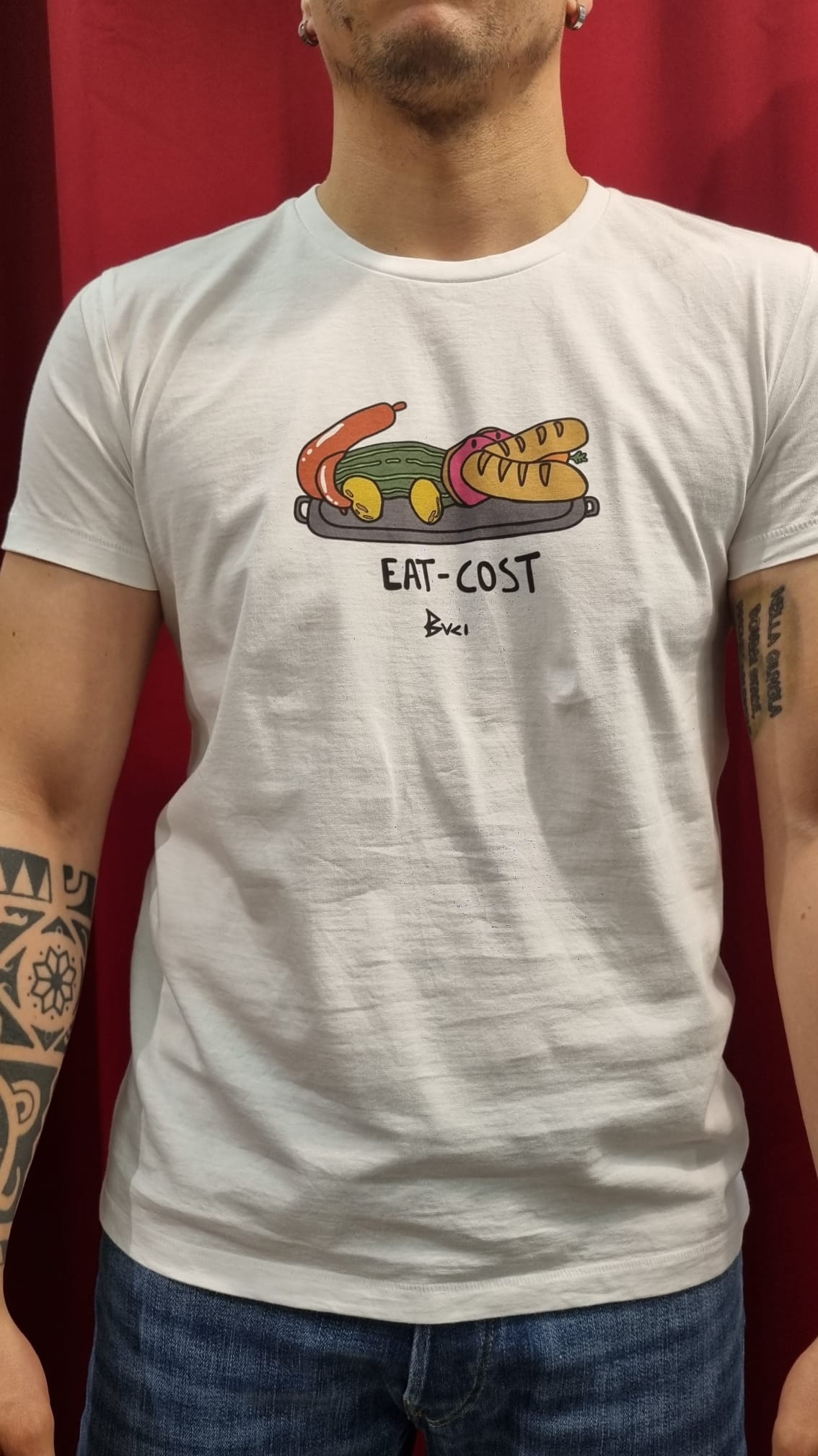 T-shirt BUCI stampa Eat-Cost