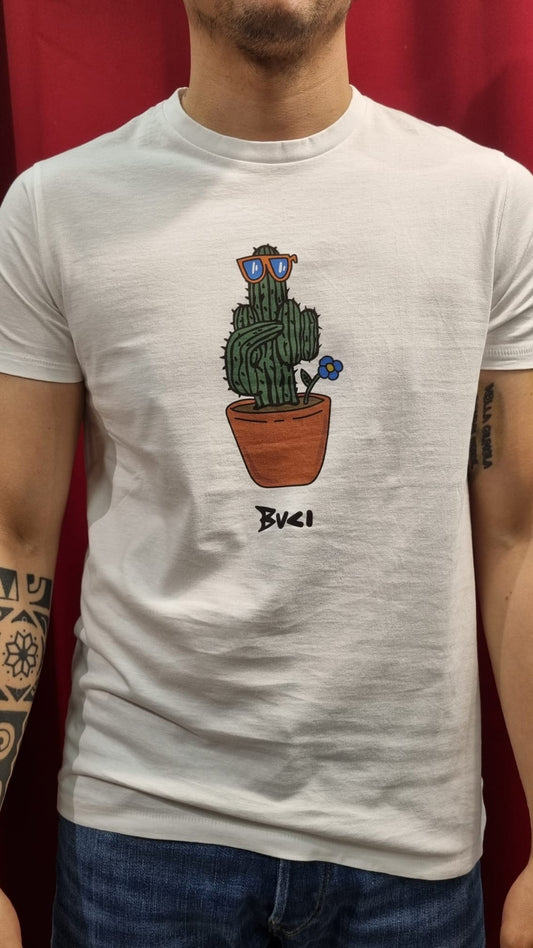 T-shirt BUCI stampa Cactus